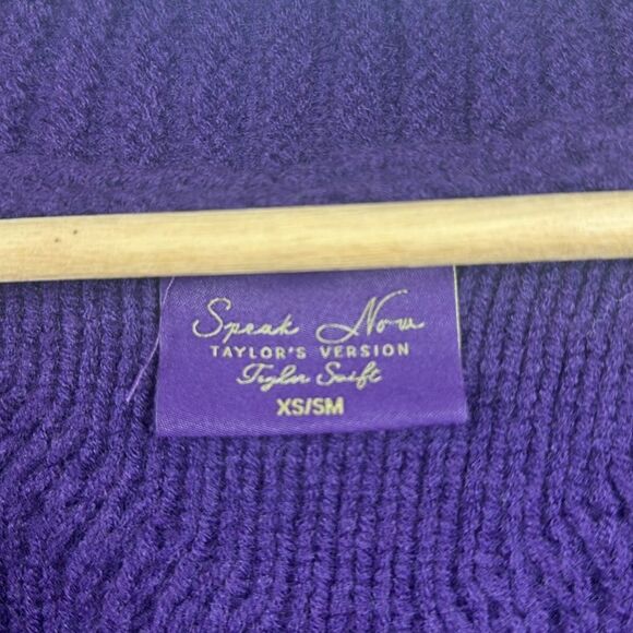 Taylor Swift Speak Now (Taylor’s Version) Cardigan XS/S NEW - Picture 4 of 6